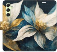 iSaprio flip puzdro Gold Flowers pre Samsung Galaxy A54 5G - Kryt na mobil