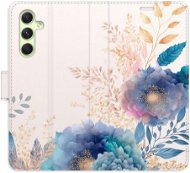iSaprio flip pouzdro Ornamental Flowers 03 pro Samsung Galaxy A54 5G - Phone Cover