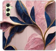 iSaprio flip pouzdro Pink Leaves pro Samsung Galaxy A54 5G - Phone Cover