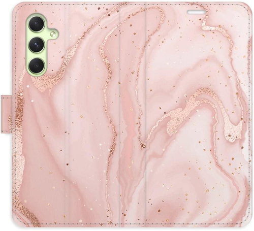 iSaprio flip pouzdro RoseGold Marble pro Samsung Galaxy A54 5G - Phone Cover - Main image
