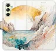 iSaprio flip puzdro Winter in the Mountains pre Samsung Galaxy A54 5G - Kryt na mobil