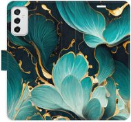 Phone Cover iSaprio flip pouzdro Blue Flowers 02 pro Samsung Galaxy M52 5G - Kryt na mobil