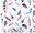 Pouzdro Colorful Feathers pro Samsung Galaxy M52 5G