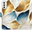 Pouzdro GoldBlue Leaves pro Samsung Galaxy M52 5G
