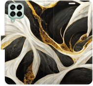 Phone Cover iSaprio flip pouzdro BlackGold Marble pro Samsung Galaxy M53 5G - Kryt na mobil