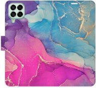iSaprio flip puzdro Colour Marble 02 na Samsung Galaxy M53 5G - Kryt na mobil