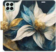 iSaprio flip pouzdro Gold Flowers pro Samsung Galaxy M53 5G - Phone Cover
