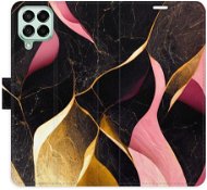 iSaprio flip pouzdro Gold Pink Marble 02 pro Samsung Galaxy M53 5G - Phone Cover