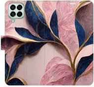 iSaprio flip puzdro Pink Leaves pre Samsung Galaxy M53 5G - Kryt na mobil