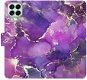 Phone Cover iSaprio flip pouzdro Purple Marble pro Samsung Galaxy M53 5G - Kryt na mobil