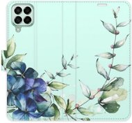 iSaprio flip pouzdro Blue Flowers pro Samsung Galaxy M53 5G - Phone Cover