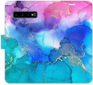 iSaprio flip pouzdro BluePink Paint pro Samsung Galaxy S10 - Phone Cover