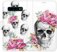 iSaprio flip pouzdro Crazy Skull pro Samsung Galaxy S10 - Phone Cover