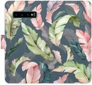iSaprio flip pouzdro Flower Pattern 09 pro Samsung Galaxy S10 - Phone Cover