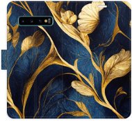 iSaprio flip puzdro GoldBlue pre Samsung Galaxy S10 - Kryt na mobil