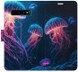 Kryt na mobil iSaprio flip puzdro Jellyfish pre Samsung Galaxy S10 - Kryt na mobil