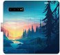 Phone Cover iSaprio flip pouzdro Magical Landscape pro Samsung Galaxy S10 - Kryt na mobil