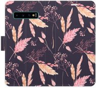 Phone Cover iSaprio flip pouzdro Ornamental Flowers 02 pro Samsung Galaxy S10 - Kryt na mobil