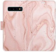 iSaprio flip pouzdro RoseGold Marble pro Samsung Galaxy S10 - Phone Cover