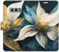 iSaprio flip puzdro Gold Flowers na Samsung Galaxy S10e - Kryt na mobil