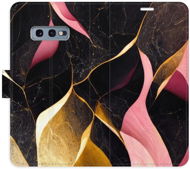 iSaprio flip puzdro Gold Pink Marble 02 na Samsung Galaxy S10e - Kryt na mobil