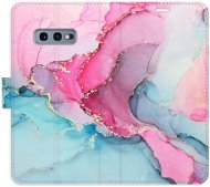 iSaprio flip pouzdro PinkBlue Marble pro Samsung Galaxy S10e - Phone Cover