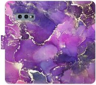 iSaprio flip pouzdro Purple Marble pro Samsung Galaxy S10e - Phone Cover