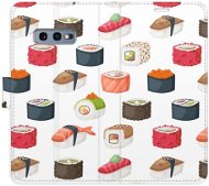 iSaprio flip puzdro Sushi Pattern 02 na Samsung Galaxy S10e - Kryt na mobil