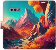 iSaprio flip pouzdro Colorful Mountains pro Samsung Galaxy S10e - Phone Cover