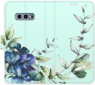 iSaprio flip pouzdro Blue Flowers pro Samsung Galaxy S10e - Phone Cover