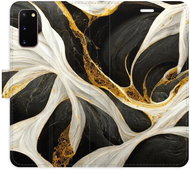 iSaprio flip case BlackGold Marble for Samsung Galaxy S20 - Phone Cover