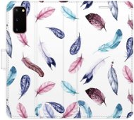 iSaprio flip puzdro Colorful Feathers na Samsung Galaxy S20 - Kryt na mobil