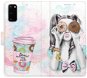 iSaprio flip pouzdro Donut Worry Girl pro Samsung Galaxy S20 - Phone Cover
