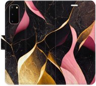 iSaprio flip pouzdro Gold Pink Marble 02 pro Samsung Galaxy S20 - Phone Cover