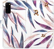 iSaprio flip pouzdro Ornamental Leaves pro Samsung Galaxy S20 - Phone Cover