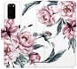 iSaprio flip pouzdro Pink Flowers pro Samsung Galaxy S20 - Phone Cover