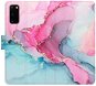 iSaprio flip pouzdro PinkBlue Marble pro Samsung Galaxy S20 - Phone Cover