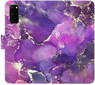 iSaprio flip case Purple Marble for Samsung Galaxy S20 - Phone Cover
