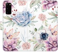 iSaprio flip pouzdro Succulents Pattern pro Samsung Galaxy S20 - Phone Cover