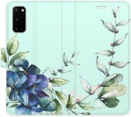 iSaprio flip pouzdro Blue Flowers pro Samsung Galaxy S20 - Phone Cover