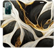 iSaprio flip pouzdro BlackGold Marble pro Samsung Galaxy S20 FE - Phone Cover