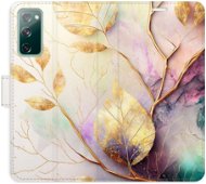 iSaprio flip pouzdro Gold Leaves 02 pro Samsung Galaxy S20 FE - Phone Cover