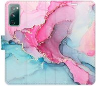 iSaprio flip pouzdro PinkBlue Marble pro Samsung Galaxy S20 FE - Phone Cover