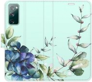 iSaprio flip pouzdro Blue Flowers pro Samsung Galaxy S20 FE - Phone Cover