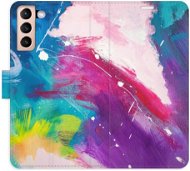 iSaprio flip pouzdro Abstract Paint 05 pro Samsung Galaxy S21 - Phone Cover
