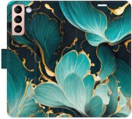 iSaprio flip puzdro Blue Flowers 02 pre Samsung Galaxy S21 - Kryt na mobil