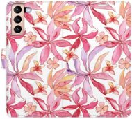 iSaprio flip pouzdro Flower Pattern 10 pro Samsung Galaxy S21 - Phone Cover