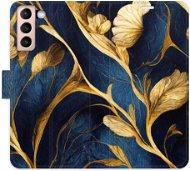 iSaprio flip pouzdro GoldBlue pro Samsung Galaxy S21 - Phone Cover