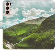 Kryt na mobil iSaprio flip puzdro Mountain Valley pre Samsung Galaxy S21 - Kryt na mobil
