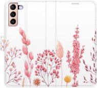 Kryt na mobil iSaprio flip puzdro Pink Flowers 03 pre Samsung Galaxy S21 - Kryt na mobil